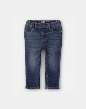 Baby Faded Blue Wash Classic Jeans, 