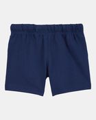 Baby 2-Piece Striped Tee & French Terry Shorts Set, image 6 of 6 slides