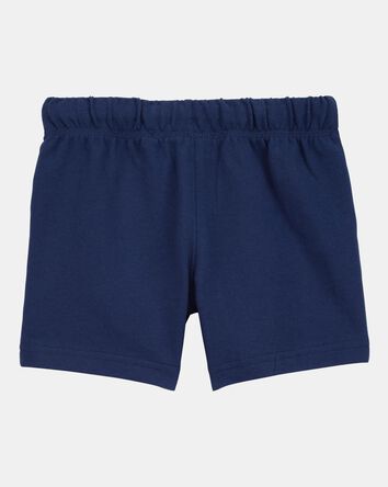 Baby Boy Pull-On French Terry Shorts - Navy, 