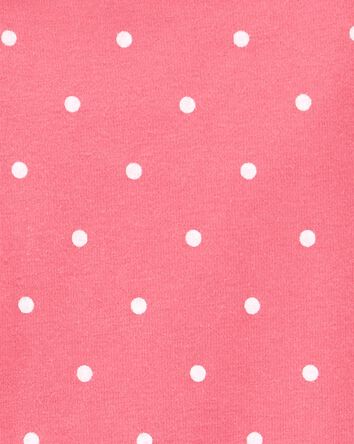 Toddler Cotton Polka Dot Stretch Leggings, 