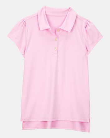 Kid Active Uniform Polo Shirt in Moisture Wicking BeCool&trade; Fabric - Pink, 