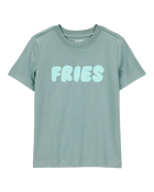 Toddler Boy Fries Short-Sleeve Graphic Tee - Green, image 1 of 3 slides