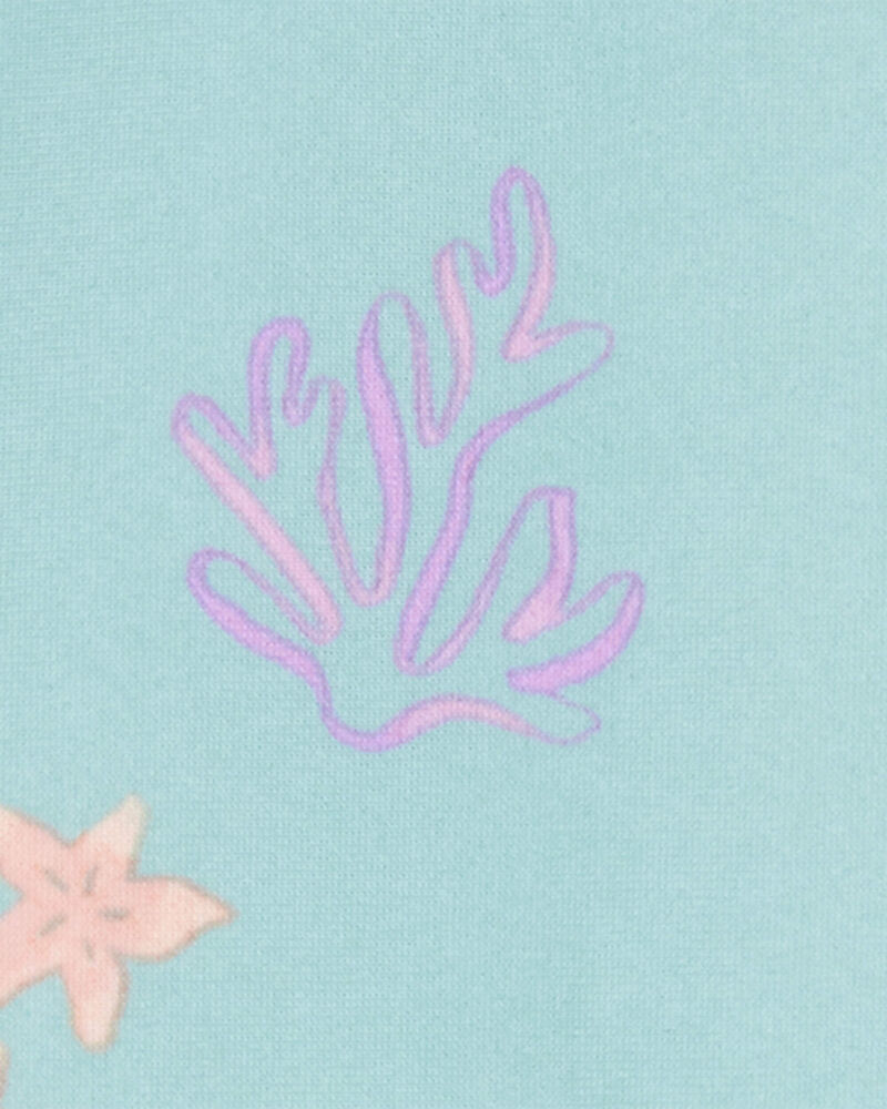 Baby Girl 1-Piece Coral Print Rashguard, image 4 of 5 slides