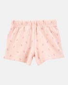 Toddler Girl Pull-On French Terry Shorts - Pink, image 4 of 6 slides