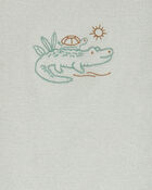 Baby 4-Piece Alligator Outfit Set - Green, image 4 of 5 slides