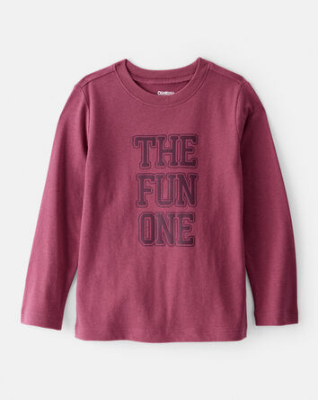 Toddler Boy The Fun One Long-Sleeve Graphic Tee - Red, 