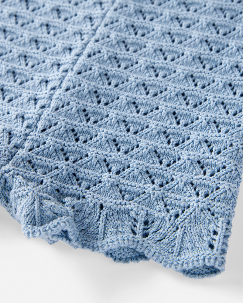 Baby Organic Cotton Pointelle Romper, image 2 of 5 slides