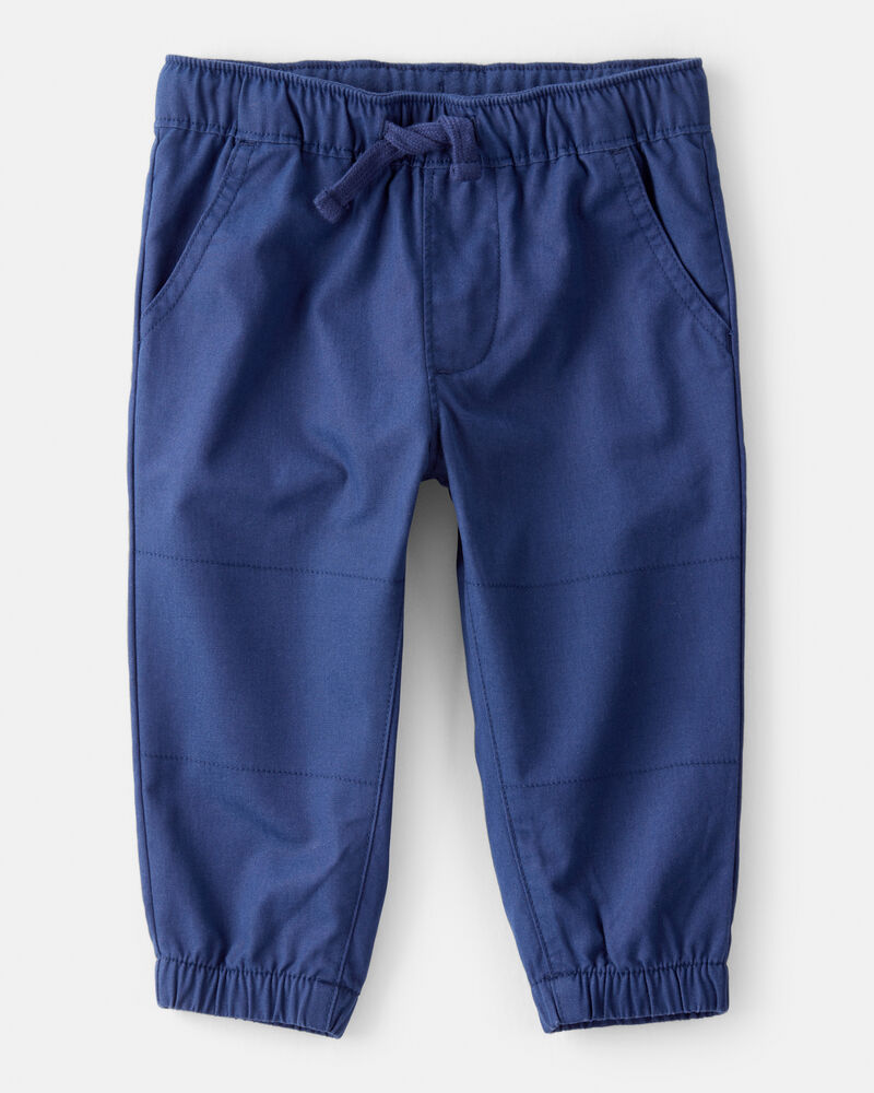 Baby Boy  Cotton Everyday Pull-On Jogger - Navy, image 1 of 4 slides