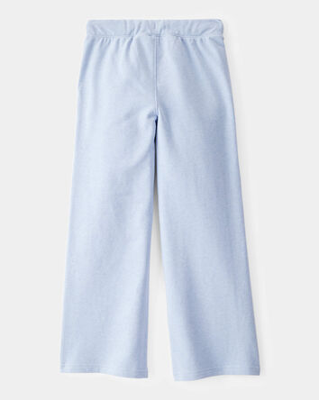 Kid French Terry Drawstring Pants - Blue, 