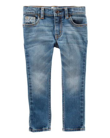 Baby Medium Blue Wash Skinny-Leg Jeans, 