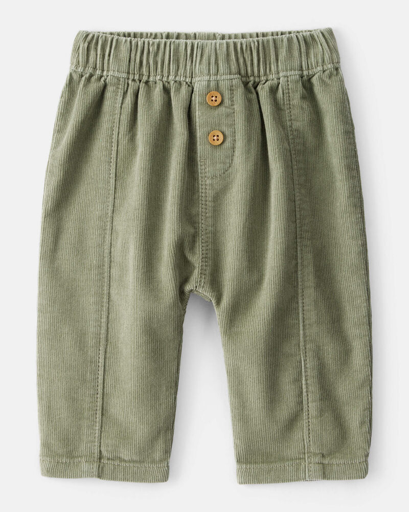Baby Boy Corduroy Fashion Pants - Green, image 1 of 4 slides