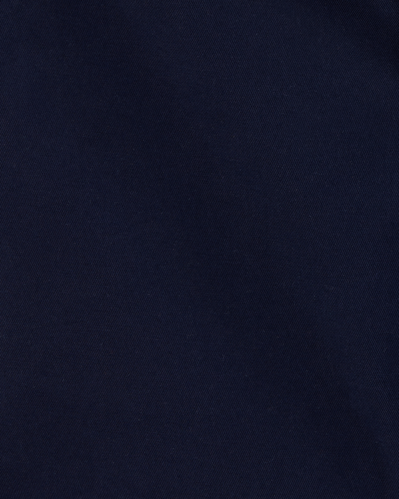 Baby Stretch Chino Uniform Shorts - Navy, image 3 of 4 slides