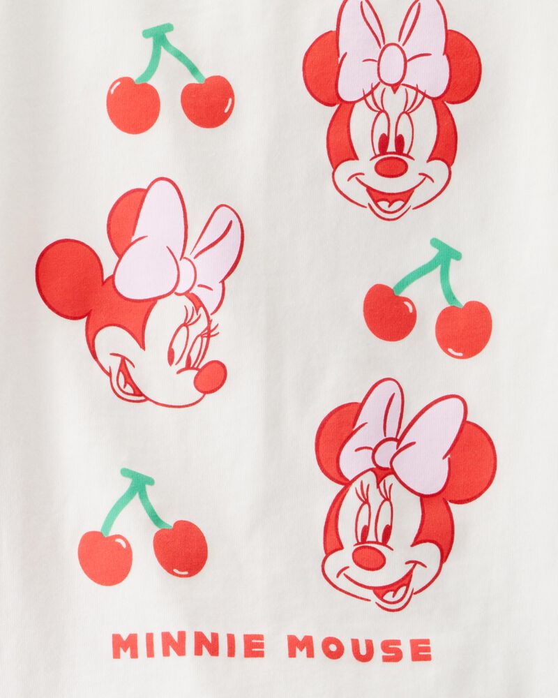 Toddler Girl 2-Piece Minnie Mouse Outfit Set - White/Pink, image 4 of 4 slides