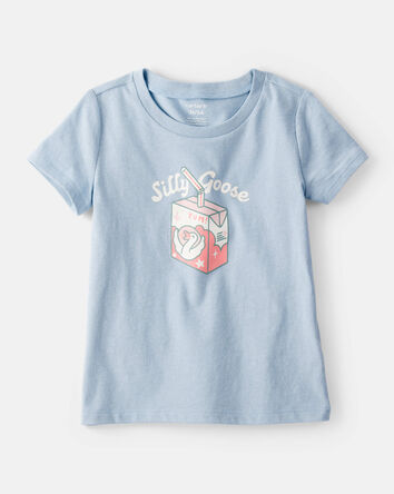 Toddler Girl Silly Goose Short-Sleeve Graphic Tee - Blue, 