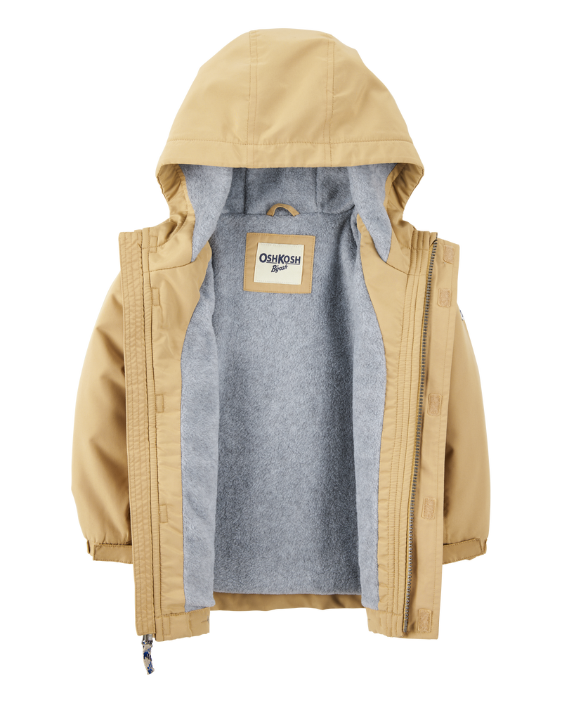 Baby Boy Midweight Utility Jacket - Khaki, image 2 of 4 slides