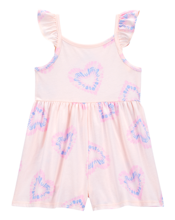 Toddler Heart Print Romper, 