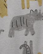 Baby Boy 5-Pack Striped Alligator Short-Sleeve Bodysuits, image 5 of 8 slides