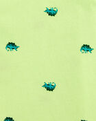 Toddler Boy Dinosaur Graphic Tank - Neon Yellow, image 2 of 3 slides