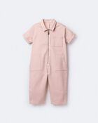 Toddler Girl Day Out&trade; Cropped Jumpsuit - Light Pink, image 2 of 7 slides