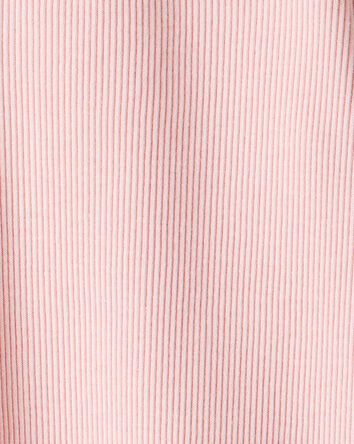 Toddler Girl 2-Pack Floral Cotton Long-Sleeve Top - Ivory/Pink, 