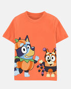 Toddler Boy Halloween Bluey Short-Sleeve Graphic Tee - Orange, image 1 of 4 slides