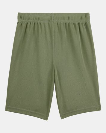Boys Active Mesh Shorts - Green, 