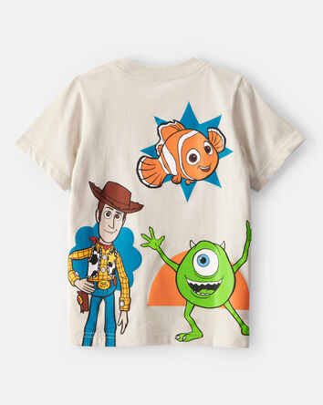 Toddler Boy Pixar Character Short-Sleeve Graphic Tee - Cream, 