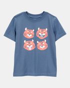 Toddler Tiger Short-Sleeve Graphic Tee - Blue, image 1 of 3 slides