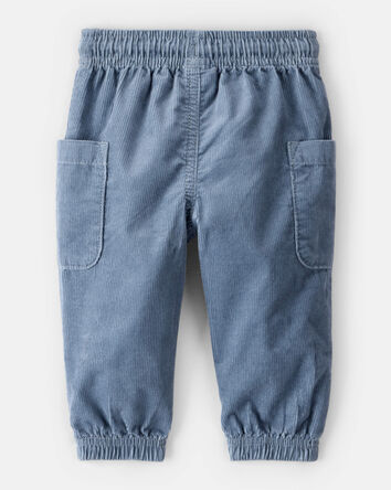 Baby Boy Corduroy Joggers - Blue , 