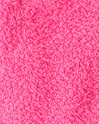 Baby Girl 2-Piece Floral Motif Sherpa Long-Sleeve Dress Set - White/Pink, image 4 of 7 slides