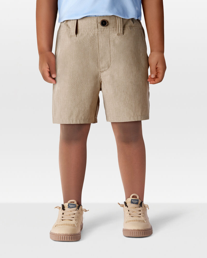Toddler 2-Pack Active Pull-On Uniform Shorts - Khaki, image 5 of 8 slides