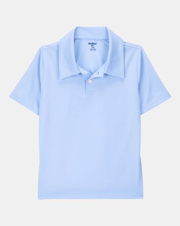 Kid 2-Pack Active Uniform Polo Shirts in Moisture Wicking BeCool&trade; Fabric - Blue, 