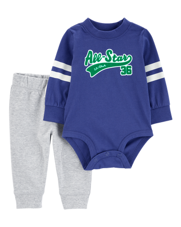Baby 2-Piece All-Star Brother Bodysuit Pant Set, 