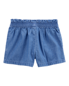 Toddler 2-Piece Flamingo Ribbed Tank Top & Chambray Shorts Set - Pink/Blue
, image 6 of 9 slides