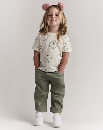 Toddler Girl Bailey Barrel Pant - Olive, 