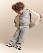 Toddler Girl Dolman-Sleeve Miriam Tee - Heather Grey, image 5 of 6 slides