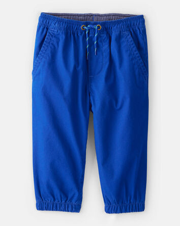 Baby Boy Lined Joggers - Blue, 