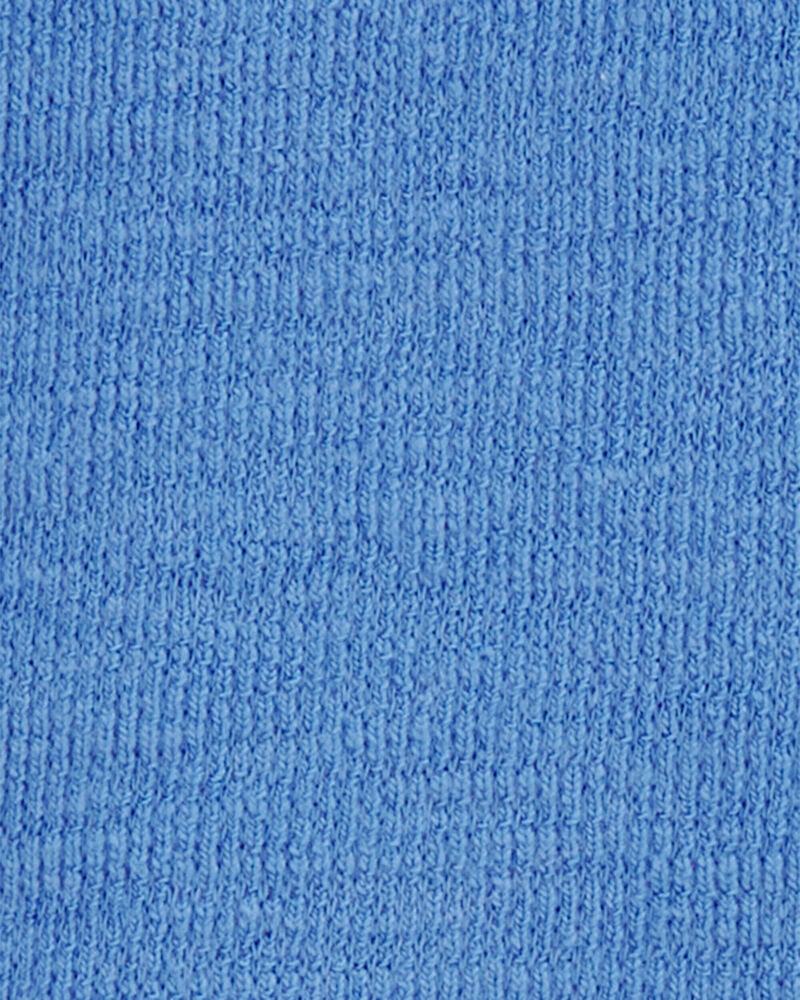 Baby Boy 3-Piece Dinosaur Little Short Set - Blue/Ivory, image 4 of 5 slides