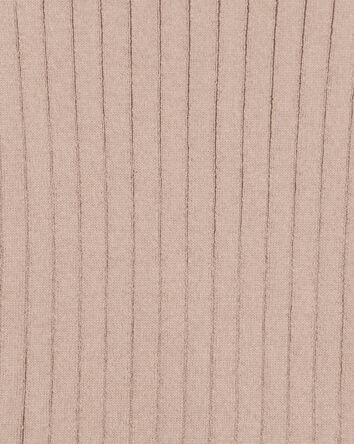 Kid Ribbed Long-Sleeve Sweater - Brown, 
