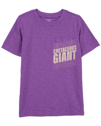 Kid Dinosaur Pocket Graphic Tee, 