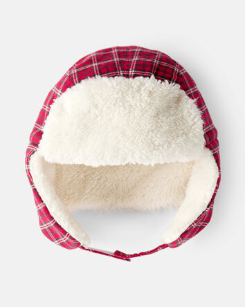 Boys Plaid Trapper Hat, 