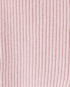 Baby Girl 2-Piece Organic Cotton Sweater Knit Set in Cosmos Garden Print, image 3 of 5 slides