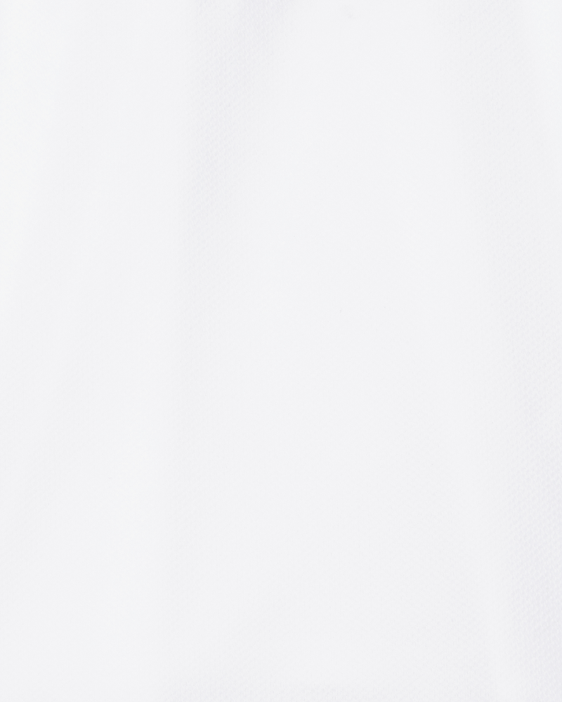 Kid 2-Pack Active Uniform Polo Shirts in Moisture Wicking BeCool&trade; Fabric - White, image 3 of 3 slides