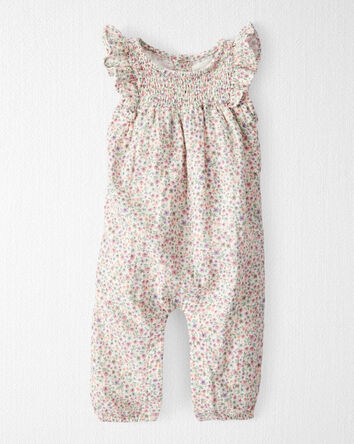 Baby Organic Cotton Gauze Jumpsuit, 