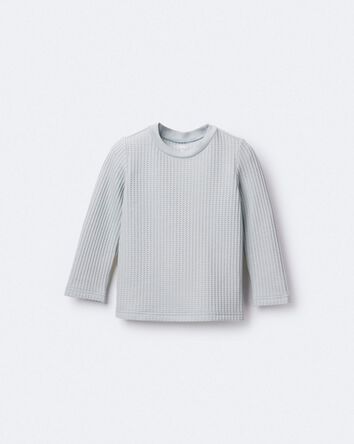 Toddler Long-Sleeve Relaxed Tee - Light Blue, 