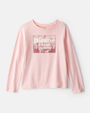 Girls Vintage OshKosh B'Gosh Long-Sleeve Graphic Tee - Pink, 