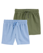 Toddler 2-Pack Active Mesh Shorts, image 1 of 13 slides