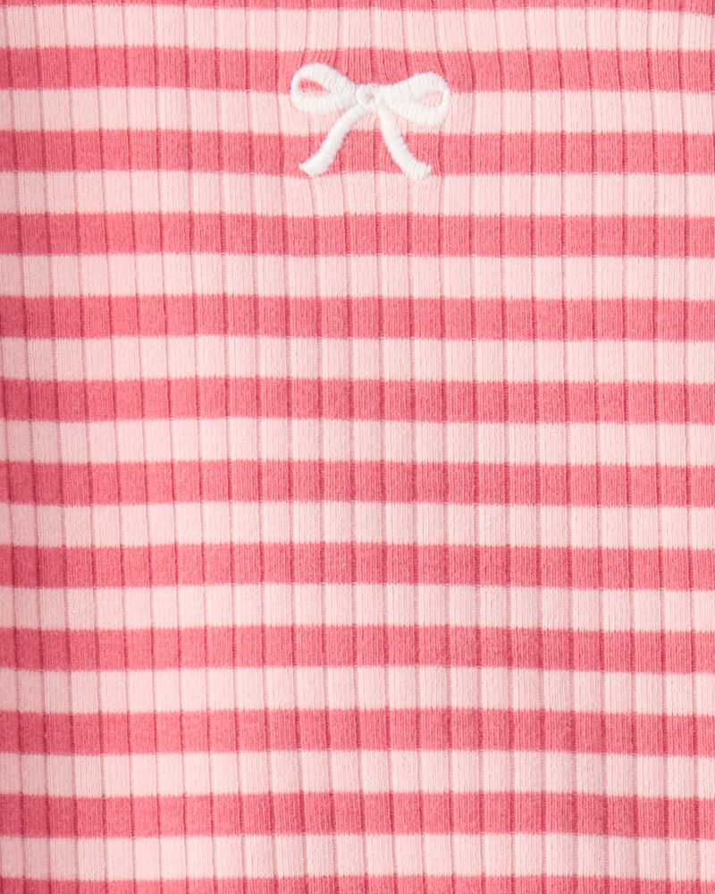 Baby Girl 3-Piece Long-Sleeve Tops & Denim Button-Front Skirt Set - Multi, image 5 of 8 slides