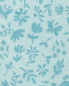 Toddler Butterfly Print Snug Fit Cotton 4-Piece Pajamas, image 3 of 4 slides