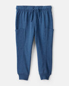 Toddler Boy DayDream Fleece Football Long-Sleeve Tee & Pant Set, image 3 of 7 slides